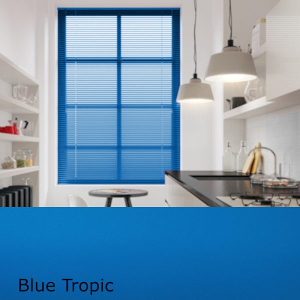 25mm Aluminium Designer Blind – Blue Tropic