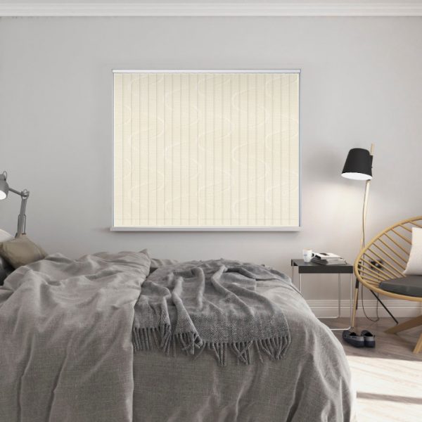 Dim-Out Louvre Blind – Zara Cream